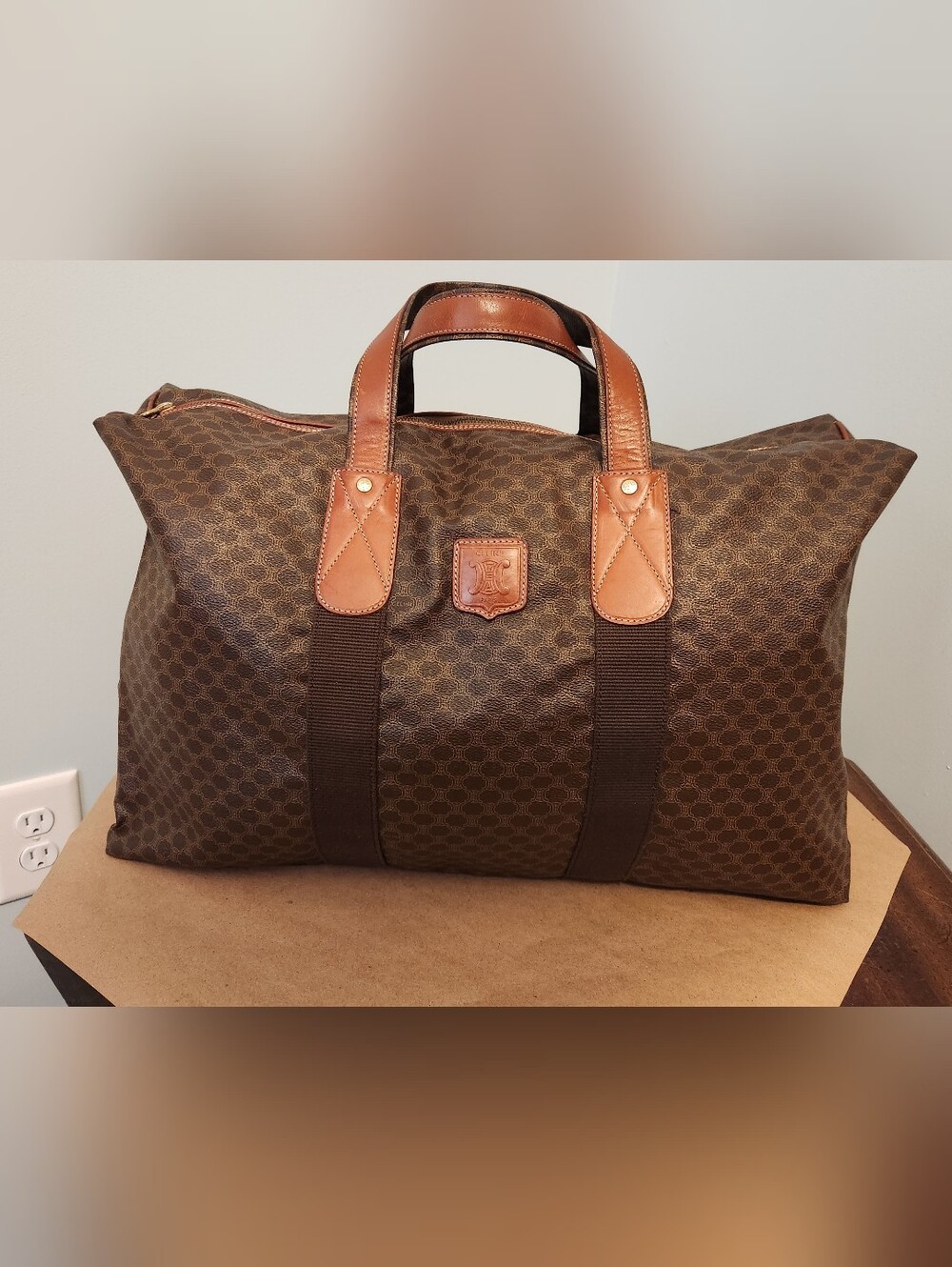 Celine Macadam Boston Bag